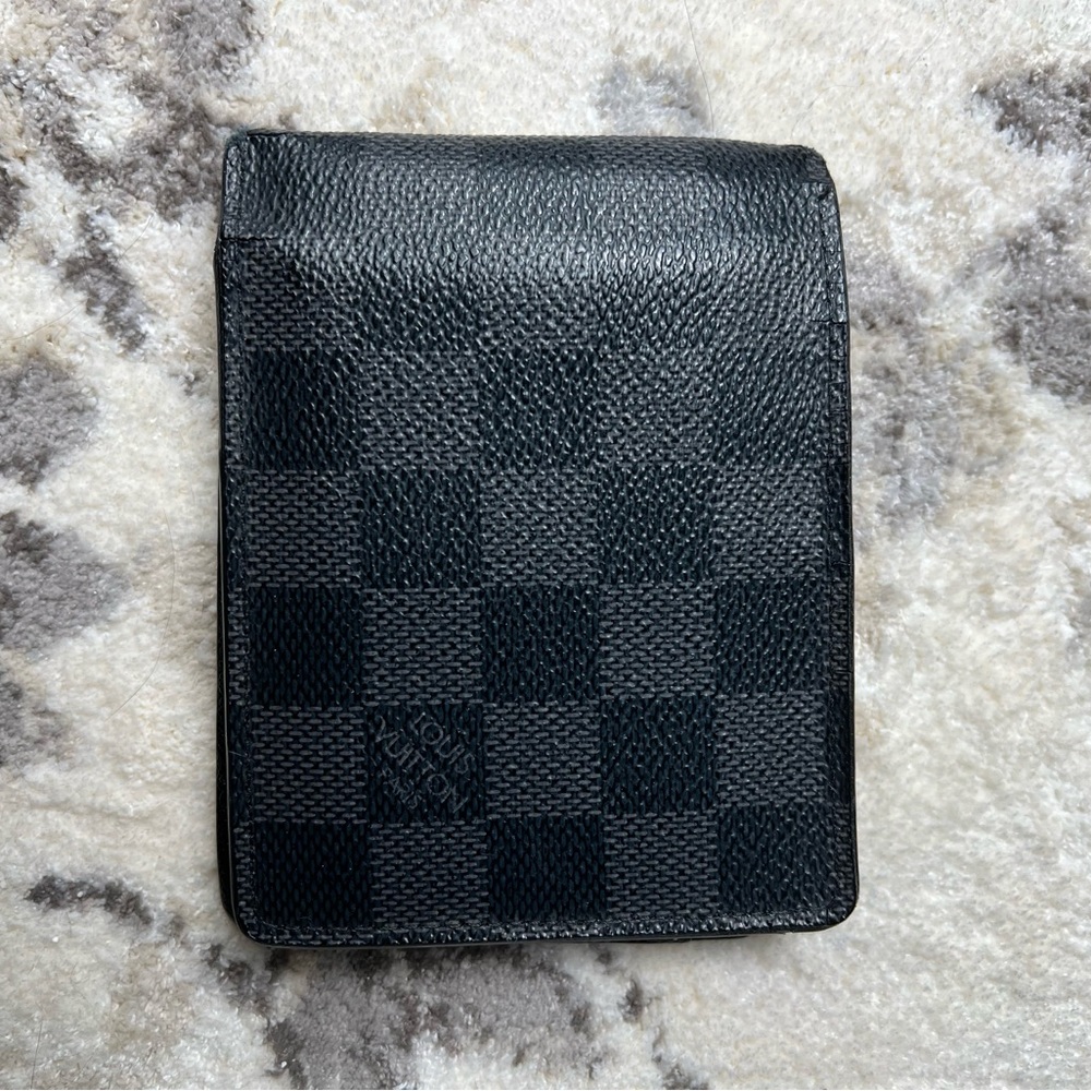 Louis Vuitton Men’s Black Damier Wallet
